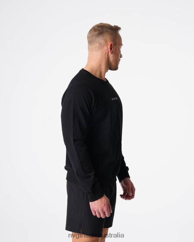 Crew Neck Sweatshirt 24JF4Z790 Black Tops NVGTN Men