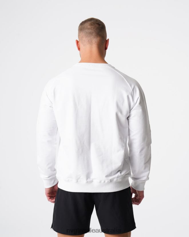 Crew Neck Sweatshirt 24JF4Z791 White Tops NVGTN Men