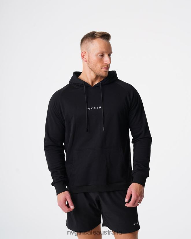 Lounge Hoodie 24JF4Z784 Black Tops NVGTN Men