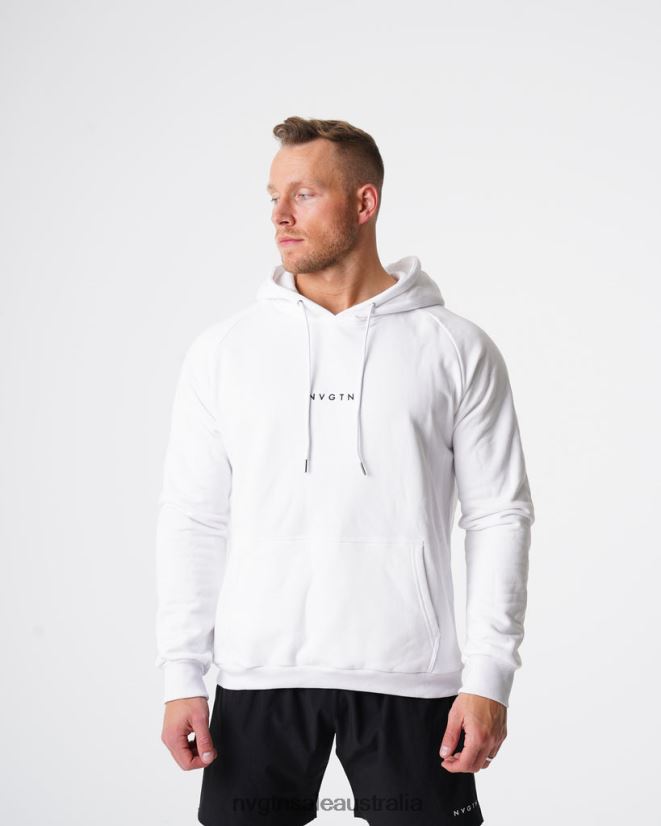 Lounge Hoodie 24JF4Z785 White Tops NVGTN Men