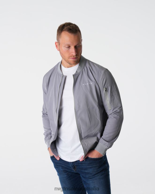 Bomber Jacket 24JF4Z783 Grey Tops NVGTN Men