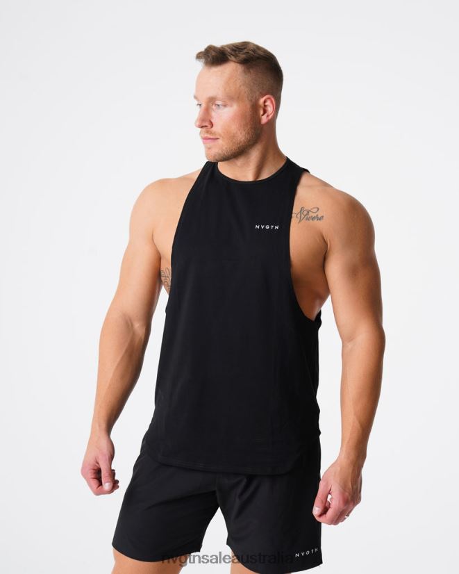 Pulse Edge Tank 24JF4Z772 Black Tops NVGTN Men