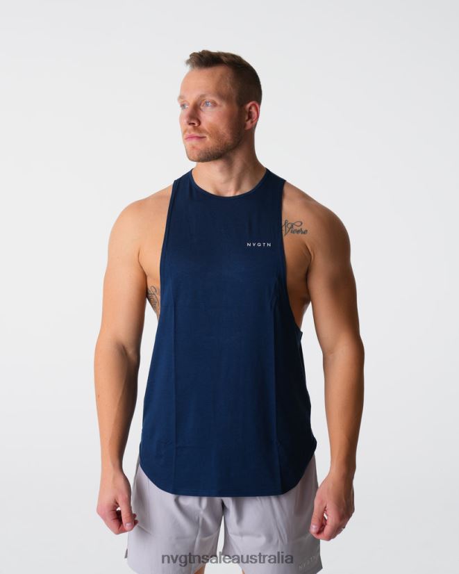 Pulse Edge Tank 24JF4Z775 Navy Tops NVGTN Men