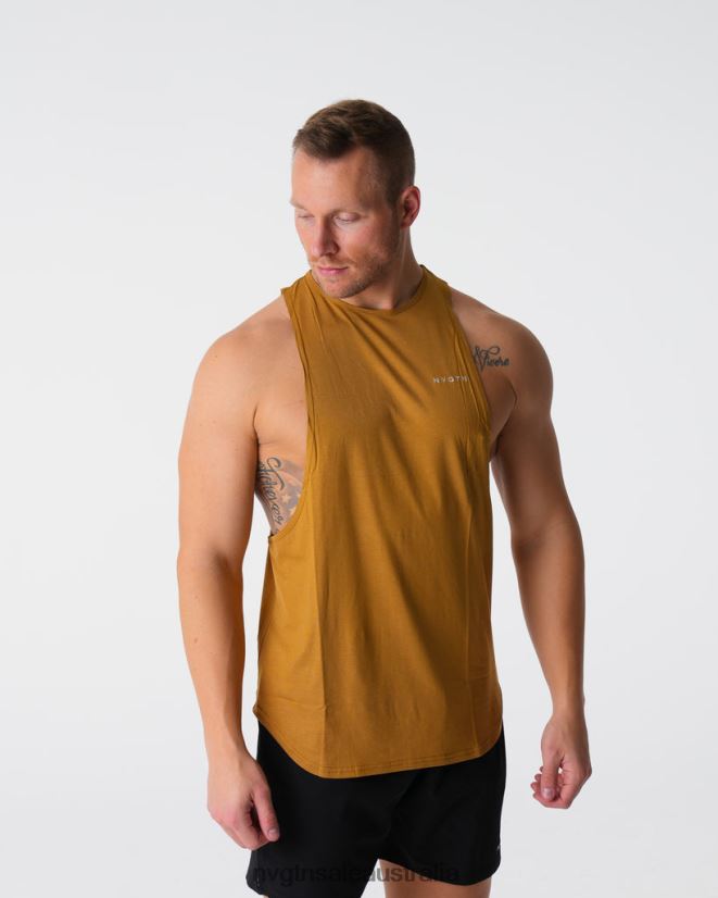 Pulse Edge Tank 24JF4Z776 Bronze Tops NVGTN Men