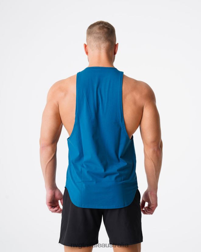 Pulse Edge Tank 24JF4Z801 French Blue Tops NVGTN Men