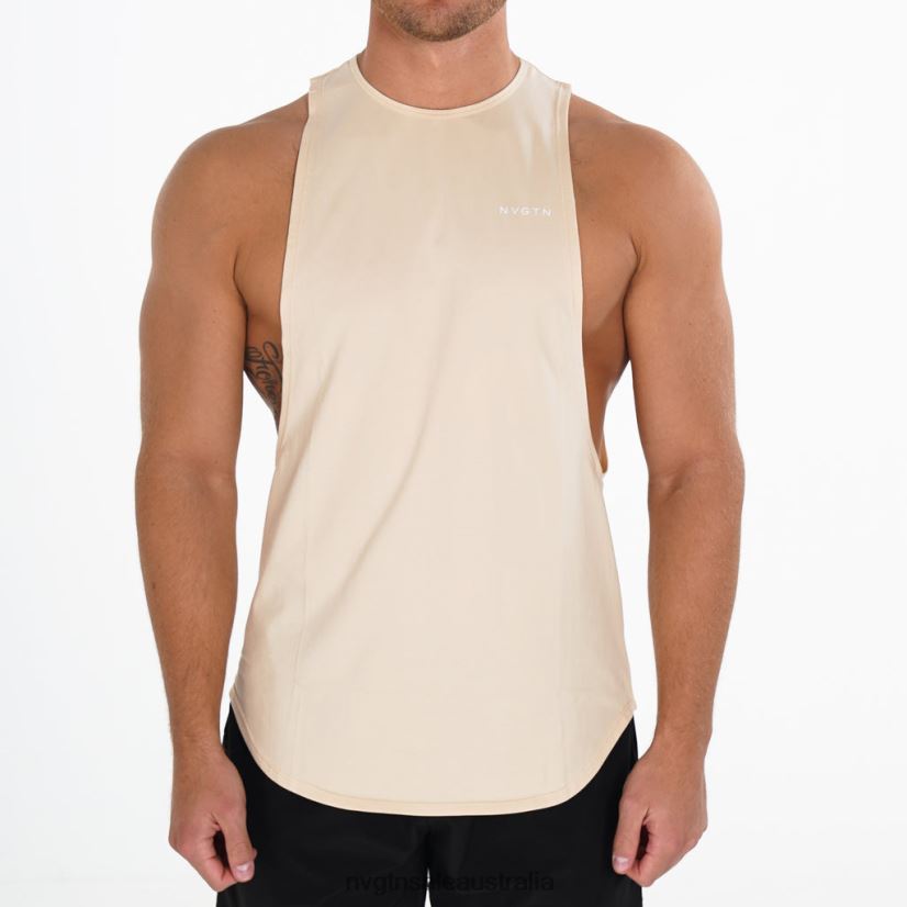 Pulse Edge Tank 24JF4Z807 Beige Tops NVGTN Men