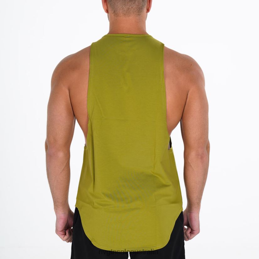 Pulse Edge Tank 24JF4Z808 Olive Tops NVGTN Men