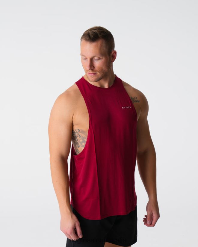 Tech Edge Tank 24JF4Z766 Crimson Tops NVGTN Men