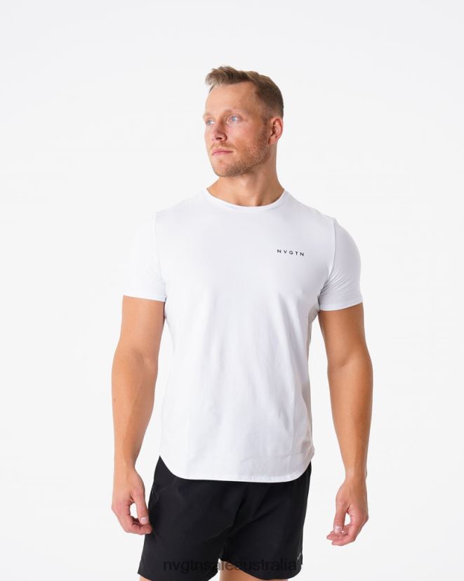 Pulse Fitted Tee 24JF4Z768 White Tops NVGTN Men