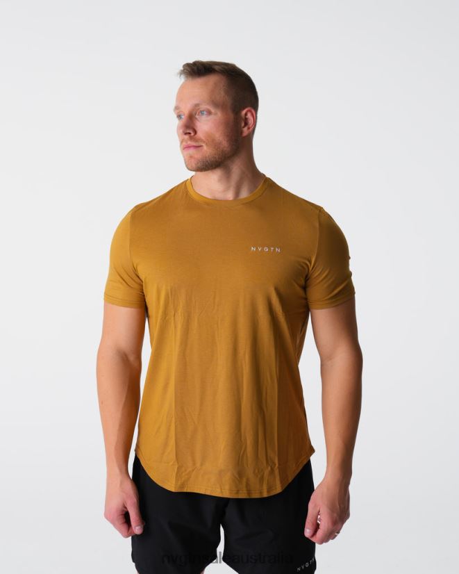 Pulse Fitted Tee 24JF4Z771 Bronze Tops NVGTN Men