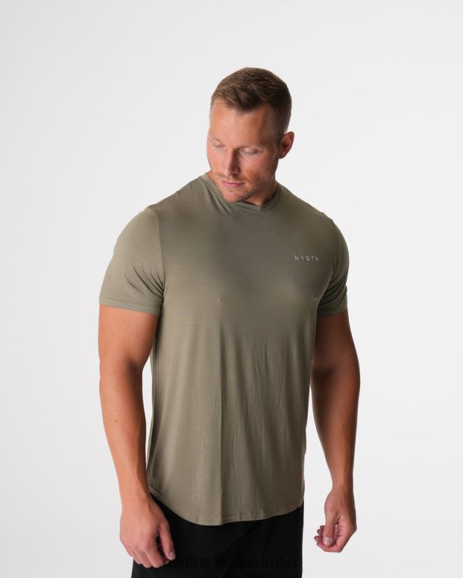 Tech Fitted Tee 24JF4Z761 Sage Green Tops NVGTN Men