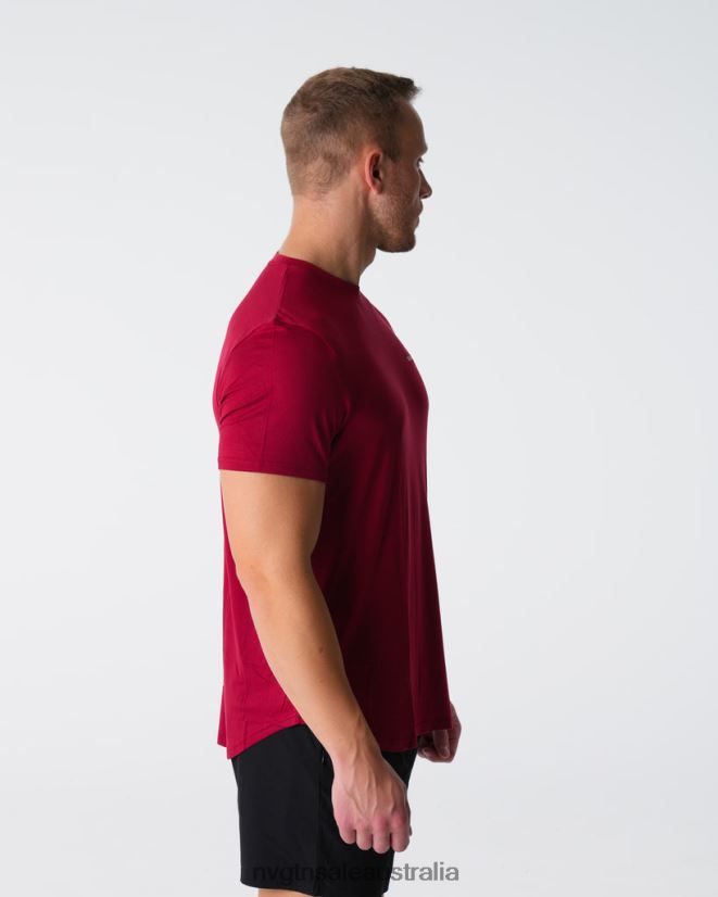 Tech Fitted Tee 24JF4Z764 Crimson Tops NVGTN Men