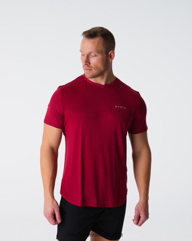 Tech Fitted Tee 24JF4Z764 Crimson Tops NVGTN Men