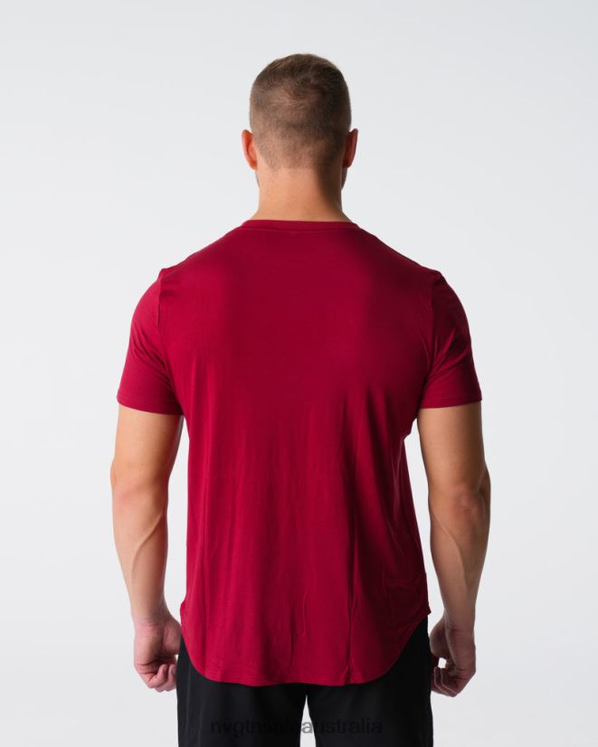 Tech Fitted Tee 24JF4Z764 Crimson Tops NVGTN Men