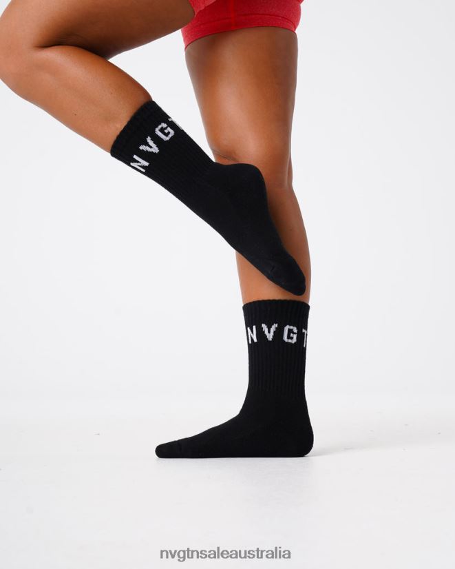 Crew Socks 24JF4Z713 Black Fitness NVGTN Women