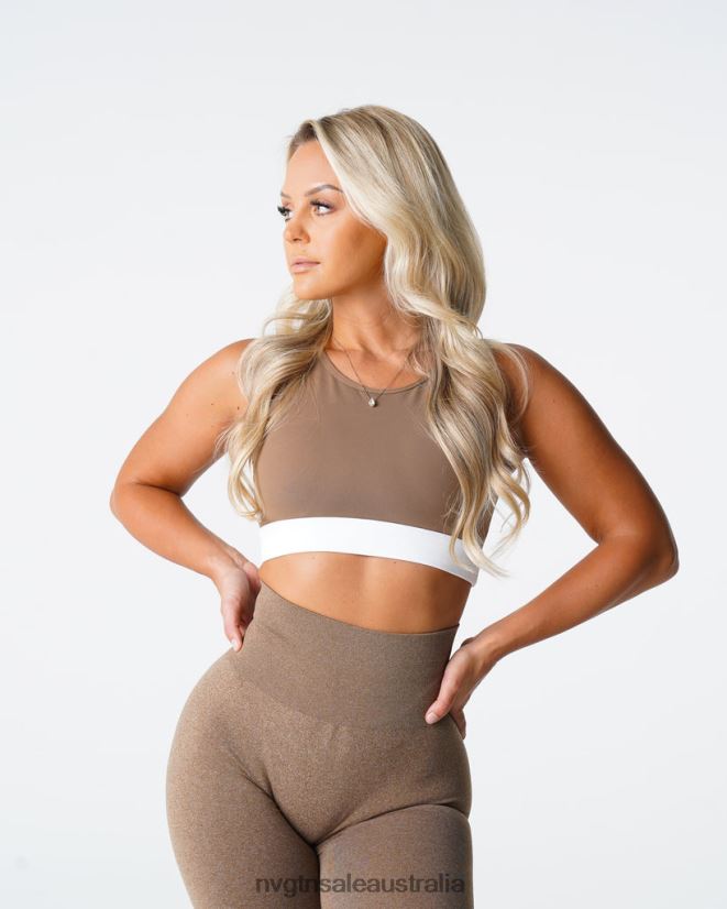 Agility Bra 24JF4Z177 Mocha Fitness NVGTN Women