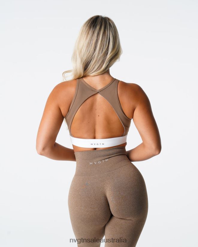 Agility Bra 24JF4Z177 Mocha Fitness NVGTN Women