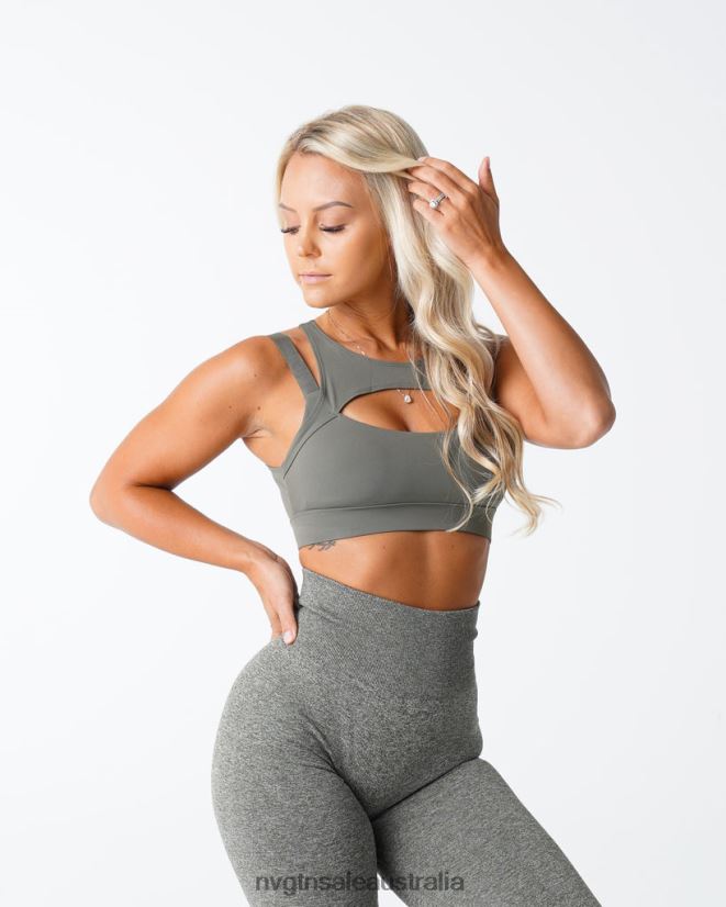 Apex Bra 24JF4Z210 Khaki Green Fitness NVGTN Women