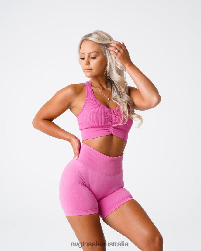 Cinched Seamless Bra 24JF4Z207 Bubble Gum Pink Fitness NVGTN Women