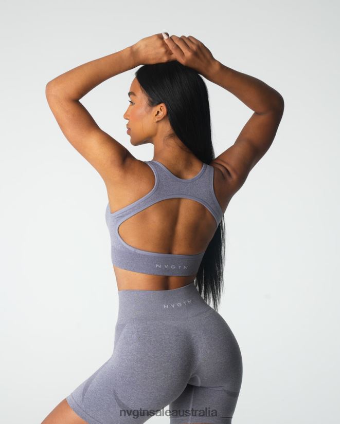 Eclipse Seamless Bra 24JF4Z109 Grey Fitness NVGTN Women
