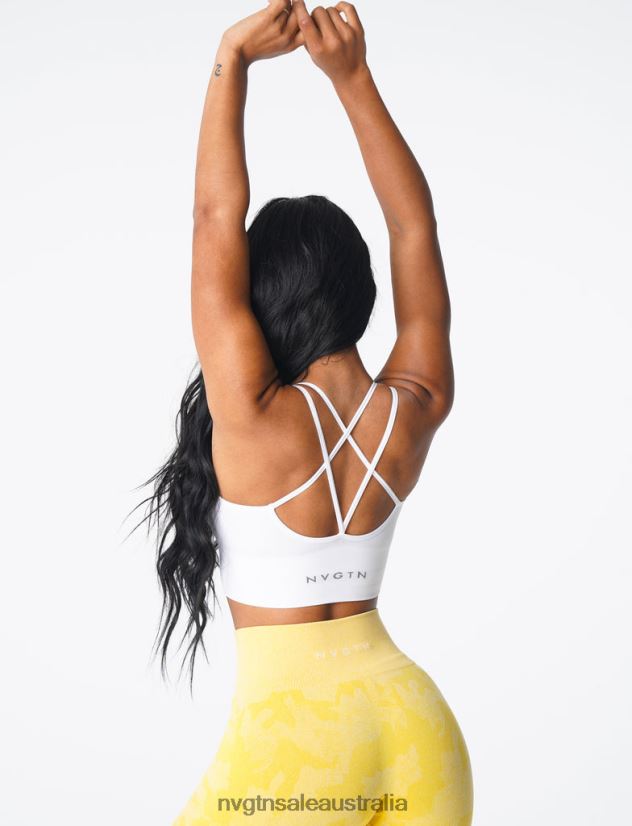 Flourish Seamless Bra 24JF4Z163 White Fitness NVGTN Women