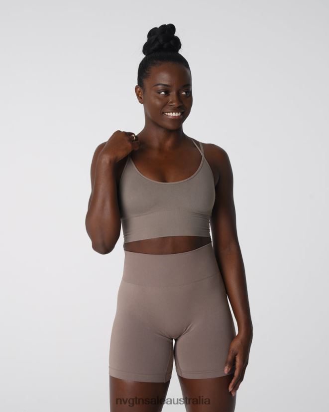 Flourish Seamless Bra 24JF4Z164 Taupe Fitness NVGTN Women