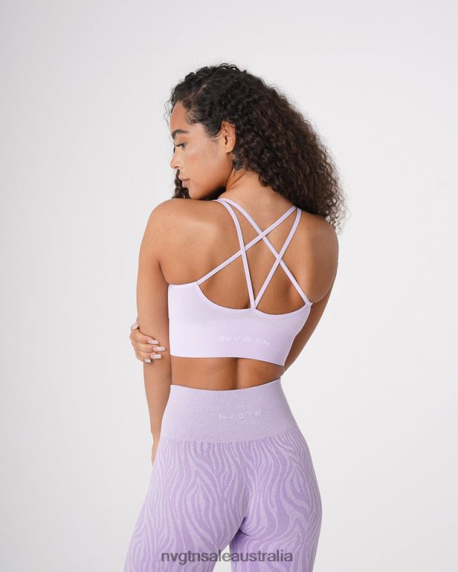 Flourish Seamless Bra 24JF4Z59 Lavender Fitness NVGTN Women