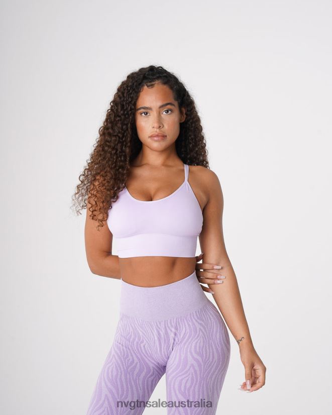 Flourish Seamless Bra 24JF4Z59 Lavender Fitness NVGTN Women