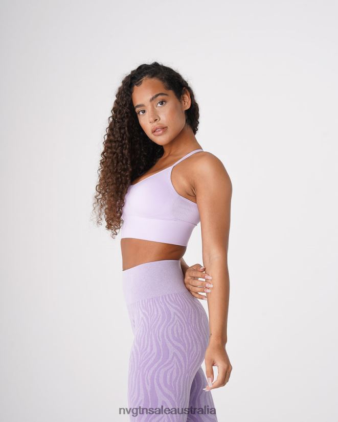 Flourish Seamless Bra 24JF4Z59 Lavender Fitness NVGTN Women