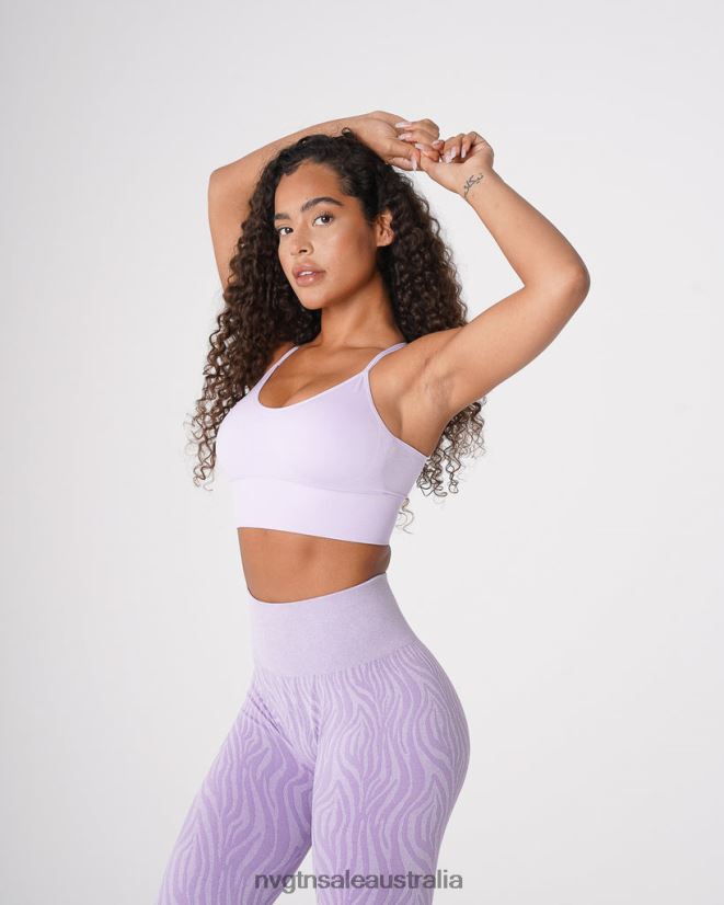 Flourish Seamless Bra 24JF4Z59 Lavender Fitness NVGTN Women