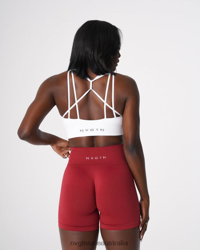 Galaxy Ribbed Seamless Bra 24JF4Z159 White Fitness NVGTN Women
