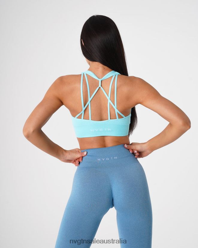 Galaxy Ribbed Seamless Bra 24JF4Z67 Aqua Fitness NVGTN Women