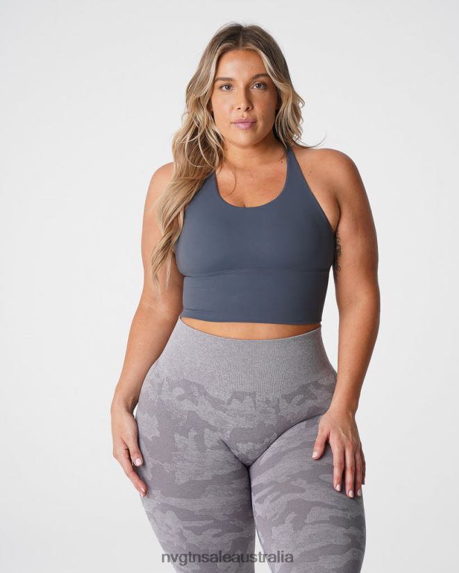 Matrix Bra Top 24JF4Z229 Stone Grey Fitness NVGTN Women