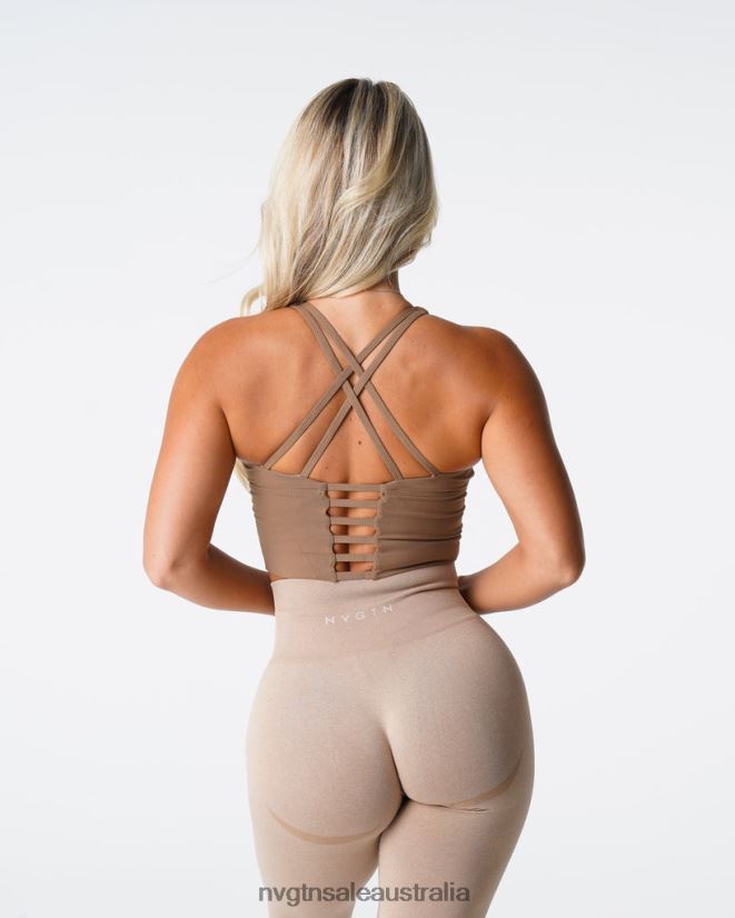 Matrix Bra Top 24JF4Z84 Mocha Fitness NVGTN Women