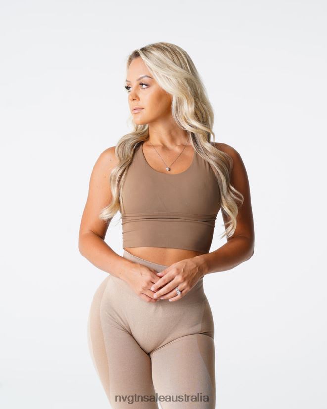 Matrix Bra Top 24JF4Z84 Mocha Fitness NVGTN Women