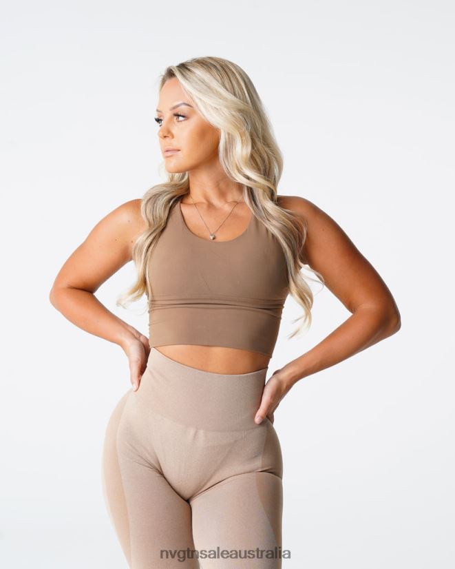 Matrix Bra Top 24JF4Z84 Mocha Fitness NVGTN Women