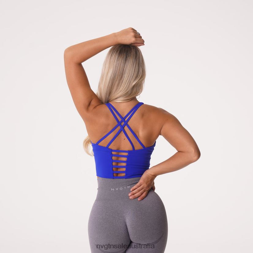 Matrix Bra Top 24JF4Z87 Sapphire Blue Fitness NVGTN Women