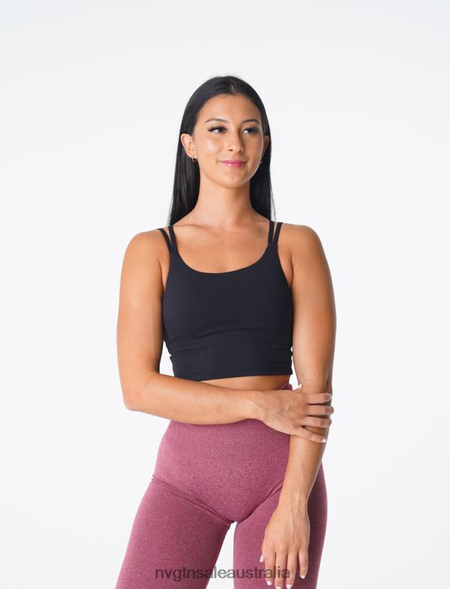 Poise Bra Top 24JF4Z105 Black Fitness NVGTN Women