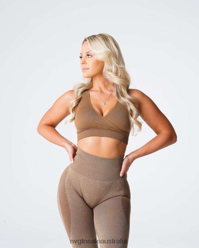 Pursuit Seamless Bra 24JF4Z144 Mocha Fitness NVGTN Women
