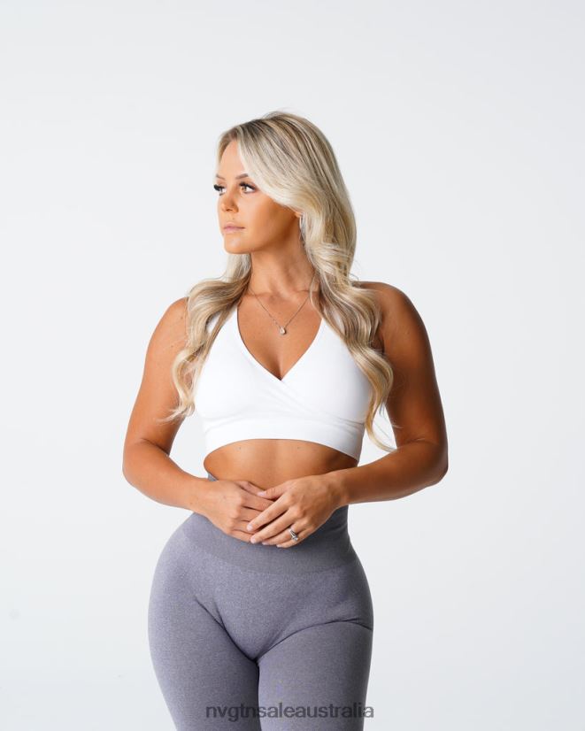 Pursuit Seamless Bra 24JF4Z198 White Fitness NVGTN Women