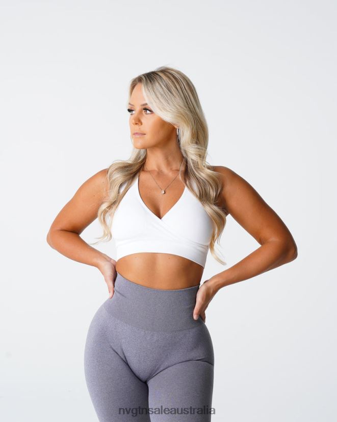 Pursuit Seamless Bra 24JF4Z198 White Fitness NVGTN Women
