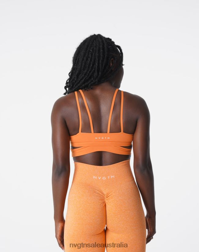 Revolve Bra 24JF4Z194 Burnt Orange Fitness NVGTN Women