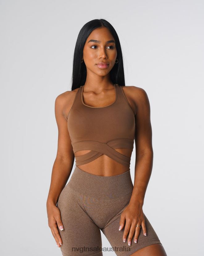 Sculpt Seamless Bra Top 24JF4Z139 Mocha Fitness NVGTN Women
