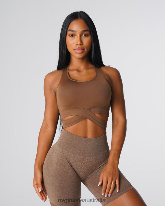 Sculpt Seamless Bra Top 24JF4Z139 Mocha Fitness NVGTN Women