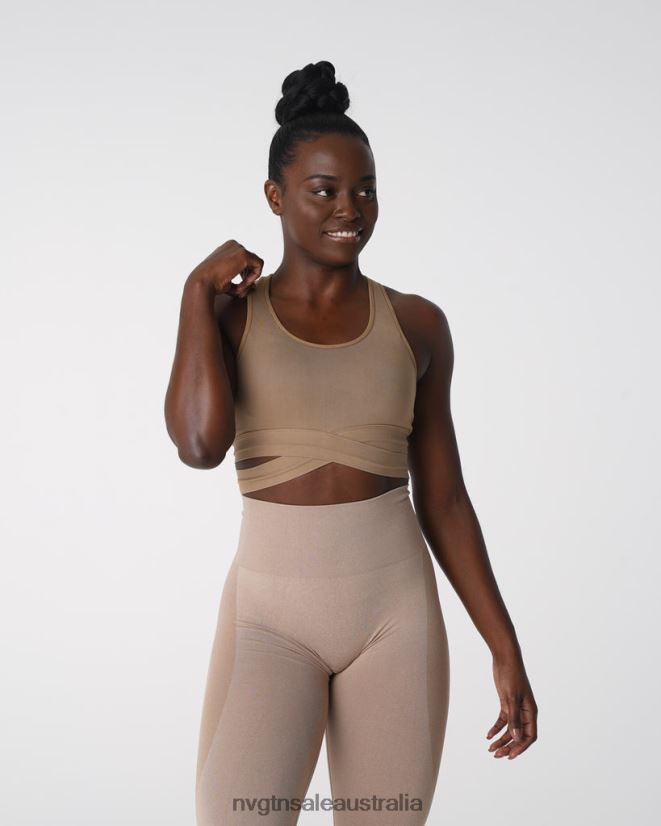 Sculpt Seamless Bra Top 24JF4Z145 Beige Fitness NVGTN Women