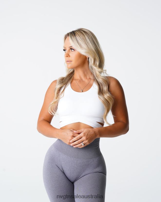 Sculpt Seamless Bra Top 24JF4Z201 White Fitness NVGTN Women