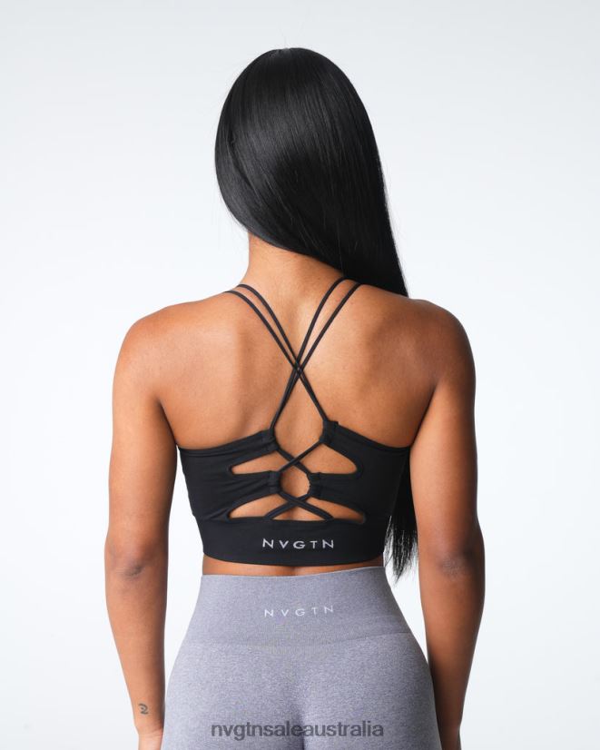 Thrive Seamless Bra 24JF4Z5 Black Fitness NVGTN Women