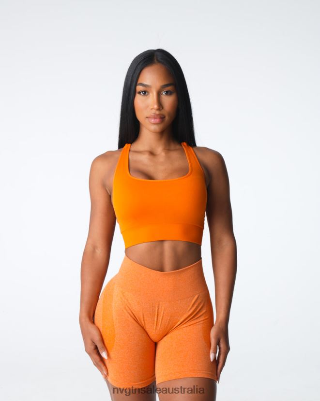 Thrive Seamless Bra 24JF4Z8 Burnt Orange Fitness NVGTN Women