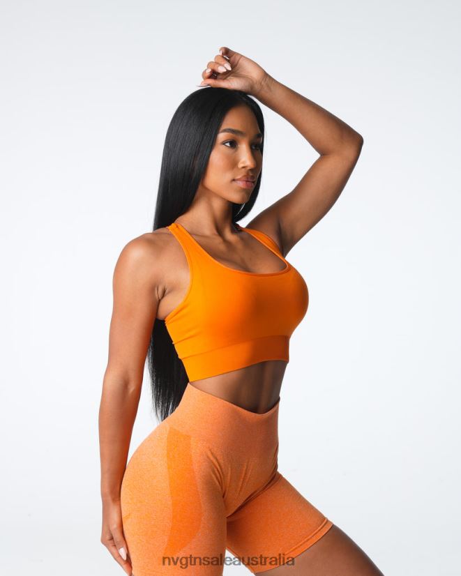 Thrive Seamless Bra 24JF4Z8 Burnt Orange Fitness NVGTN Women