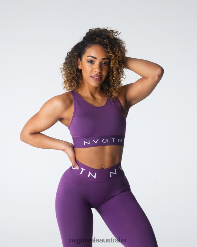 Trilogy Sport Seamless Bra 24JF4Z33 Amethyst Fitness NVGTN Women